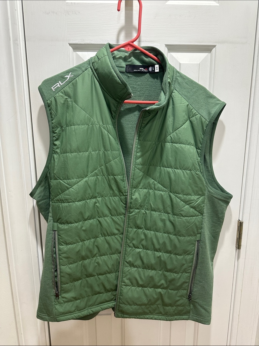 RLX Ralph Lauren Men's Quilted Green Vest